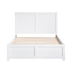 Galen White Full Platform Bed - Ornate Home