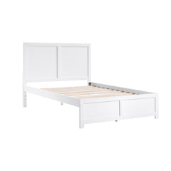 Galen White Full Platform Bed - Ornate Home