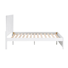 Galen White Full Platform Bed - Ornate Home