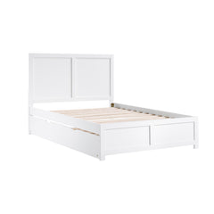 Galen White Full Platform Bed - Ornate Home