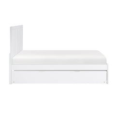 Galen White Full Platform Bed - Ornate Home