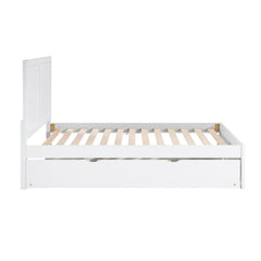 Galen White Full Platform Bed - Ornate Home