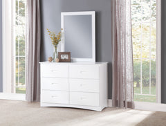 Galen White Mirror - Ornate Home