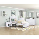 Galen White Mirror Wide