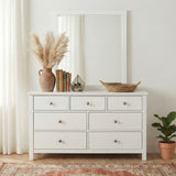 Galen White Mirror Wide