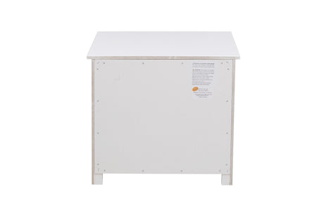 Galen White Nightstand - Ornate Home