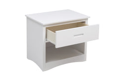 Galen White Nightstand - Ornate Home