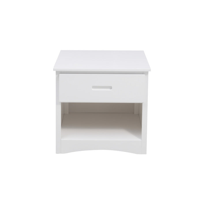 Galen White Nightstand - Ornate Home