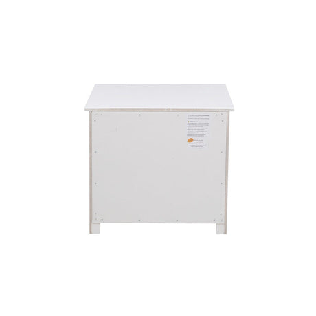 Galen White Nightstand - Ornate Home