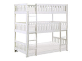 Galen White Triple Bunk Bed - Ornate Home