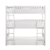 Galen White Triple Bunk Bed - Ornate Home
