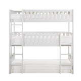 Galen White Triple Bunk Bed - Ornate Home