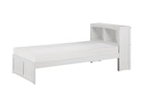Galen White Twin Bookcase Bed - Ornate Home