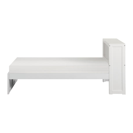 Galen White Twin Bookcase Bed - Ornate Home