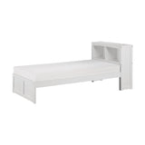 Galen White Twin Bookcase Bed - Ornate Home