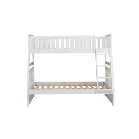 Galen White Twin/Full Bunk Bed - Ornate Home