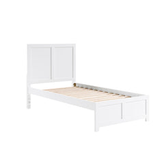 Galen White Twin Platform Bed - Ornate Home