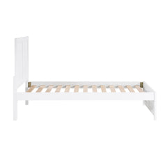 Galen White Twin Platform Bed - Ornate Home