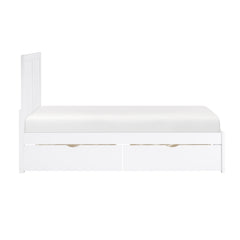 Galen White Twin Platform Bed - Ornate Home
