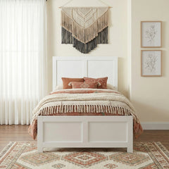 Galen White Twin Platform Bed - Ornate Home