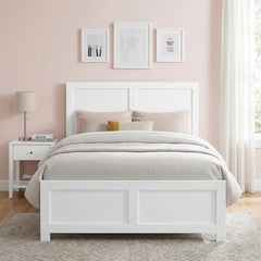 Galen White Twin Platform Bed - Ornate Home