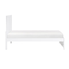 Galen White Twin Platform Bed - Ornate Home