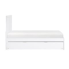 Galen White Twin Platform Bed - Ornate Home