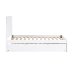 Galen White Twin Platform Bed - Ornate Home