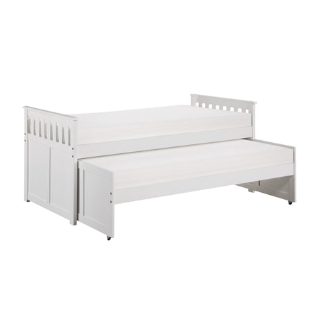 Galen White Twin/Twin Bed - Ornate Home