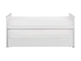Galen White Twin/Twin Bed with Storage Boxes - Ornate Home