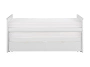 Galen White Twin/Twin Bed with Storage Boxes - Ornate Home