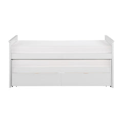 Galen White Twin/Twin Bed with Storage Boxes - Ornate Home