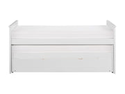 Galen White Twin/Twin Bed with Twin Trundle - Ornate Home