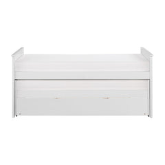Galen White Twin/Twin Bed with Twin Trundle - Ornate Home