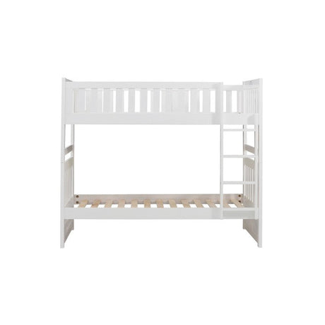 Galen White Twin/Twin Bunk Bed - Ornate Home
