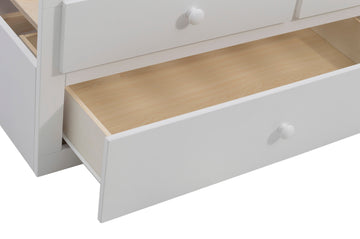 Galen White Twin/Twin Trundle Bed - Ornate Home
