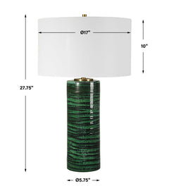 Galeno Emerald Green Table Lamp - Ornate Home