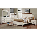 Galesburg White/Oak Mirror - Ornate Home