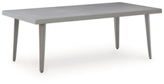 Gali Gray/Blue Outdoor Sofa/Chairs/Table Set (Set of 4) - Ornate Home