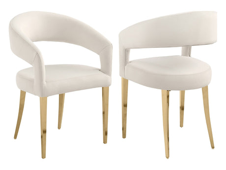 Galiano Cream Arm Chair (Set of 2) - Ornate Home