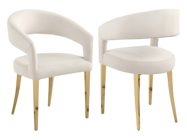 Galiano Cream Arm Chair (Set of 2) - Ornate Home