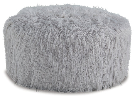 Galice Light Gray Oversized Accent Ottoman - Ornate Home