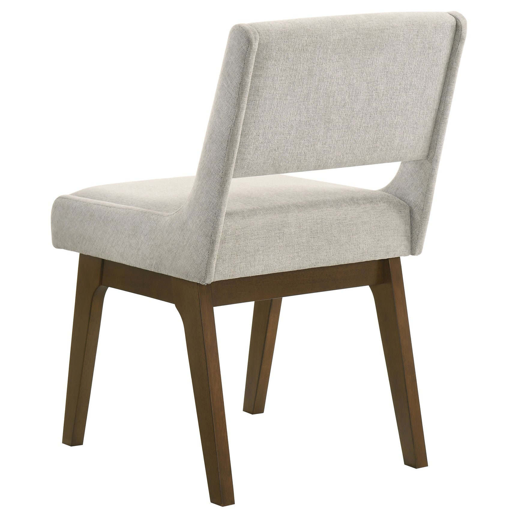 Galindo Light Grey Upholstered Dining Side Chair (Set Of 2) - Ornate Home