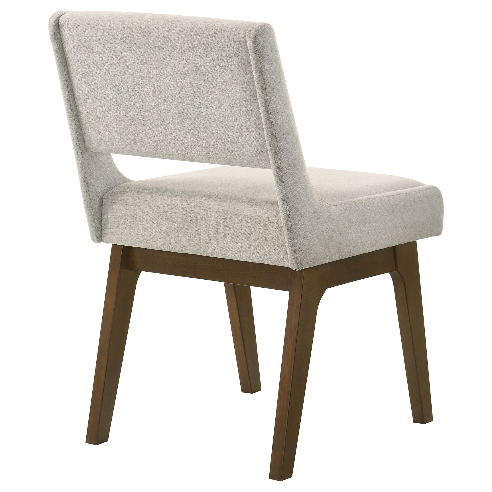 Galindo Light Grey Upholstered Dining Side Chair (Set Of 2) - Ornate Home