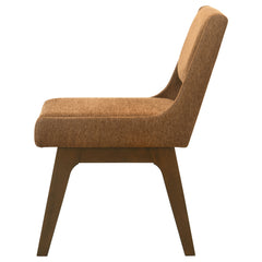 Galindo Nutmeg / Walnut Upholstered Dining Side Chair (Set Of 2) - Ornate Home