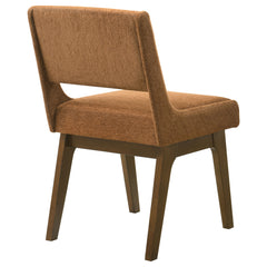 Galindo Nutmeg / Walnut Upholstered Dining Side Chair (Set Of 2) - Ornate Home