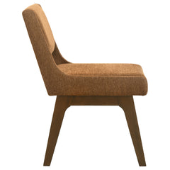 Galindo Nutmeg / Walnut Upholstered Dining Side Chair (Set Of 2) - Ornate Home