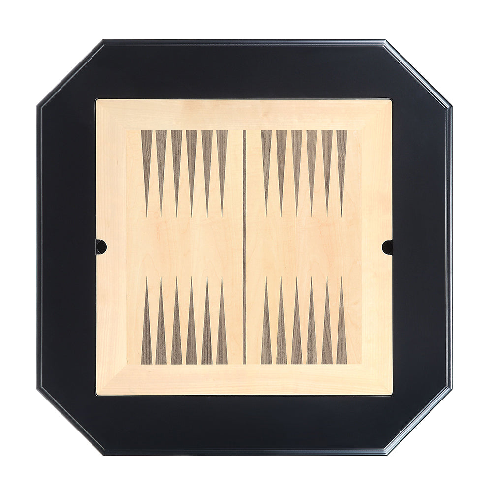 Galini Black Gaming Table - Ornate Home