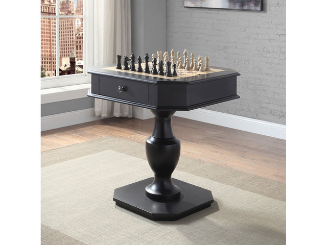 Galini Black Gaming Table - Ornate Home