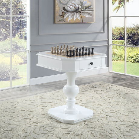 Galini White Gaming Table - Ornate Home